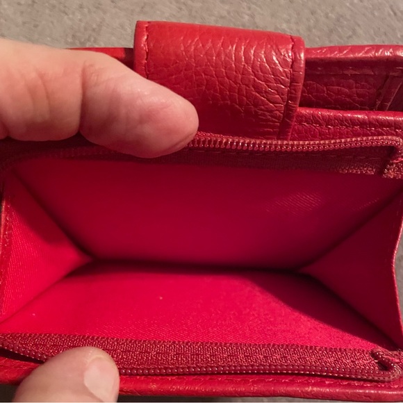 Timberland Bold Red Leather Wallet - Picture 7 of 11